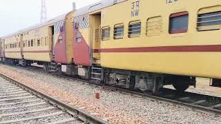 BATHINDA FAZILKA EXPRESS ARRIVIG MALOUT RAILWAY STATION