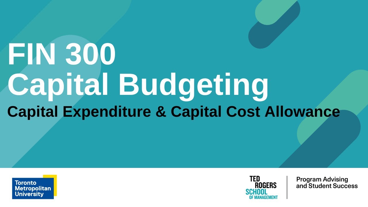 Fin300 Capital Budgeting Youtube