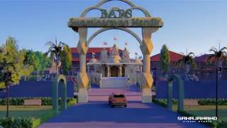 BAPS Swaminarayan Mandir 3D Walk through | Vyara(Tapi) | Sahajanand Visual Studio | 2018