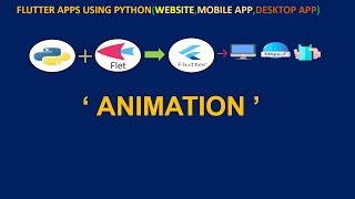 Flet : Animation (Animasyon) Build Flutter Apps with Python (Python & Flutter)