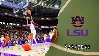 Full Game : Auburn vs LSU - March 8, 2024 | Mochilovebasket