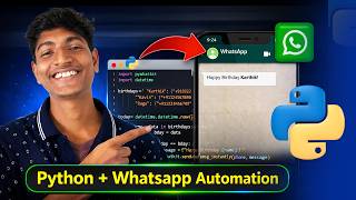 Build a WhatsApp Message Bot Using Python | Python Automation Project Tamil | Mr JR