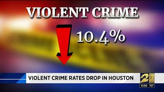Violent crime rates drop in Houston