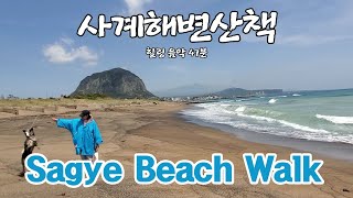 [Privet kaTalk] Sagyes Beach Walk | 사계해변산책 | Прогулка по пляжу Сагьес [제주국제부부]