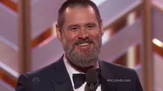 짐 캐리 골든 글로브 시상식 위트 Jim Carrey Golden Globe funny wit