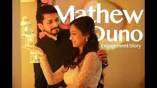 Kerala Cinematic Engagement Highlight In Kottayam|Mathew-Duno|From Crystalline Studio