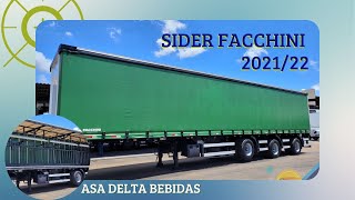 ❌VENDIDO❌Carreta Baú Sider Asa Delta Facchini Ano 2021/22