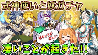 新キャラ3体追加の式神使いと妖ガチャを回したら凄い結果になった...!!!【パズドラ】