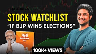 Stocks that can Benefit from Modi's Plan | BJP Manifesto Breakdown | Fundamental Analysis