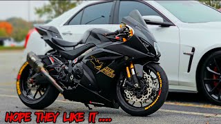 Showing My Family My Bike At Caffine Octane Car And Bike Show  | Suzuki GSX-R1000R