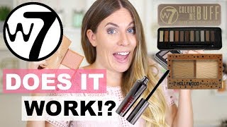 TESTING W7 MAKEUP DUPES - Do they work?!