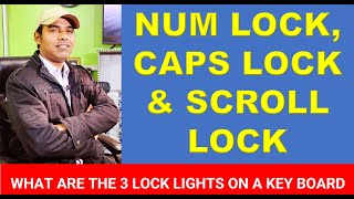 NUMLOCK, CAPS LOCK & SCROLL LOCK KEY कंप्यूटर में कैसे काम करती है? Amir Sir - 11