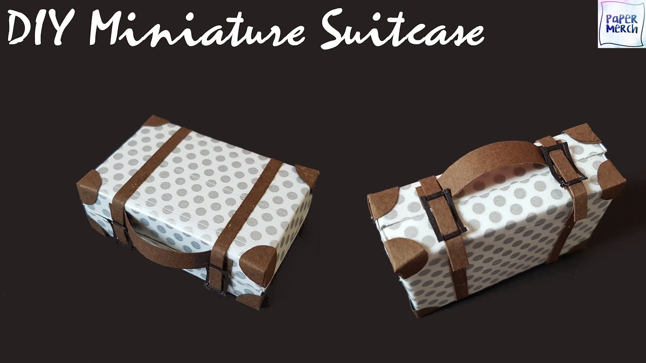 Diy Miniature Suitcase Youtube