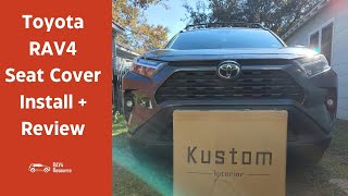 2019+ Toyota Rav4 Kustom Interior Custom Leather Seat Covers Installation @rav4resource