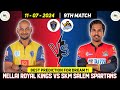 Tamil nadu premier league 9th match |Nrk vs Ss Dream 11 Team| Nellai Royal Kings vs Saleem Spartans|