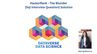 HackerRank - The Blunder [Sql Interview Question] Solution