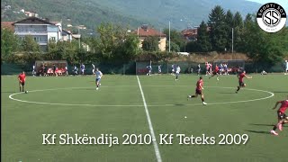 Kf Shkëndija 5-2 Kf Teteks gjenerata 2009 ndeshje kontrolluese