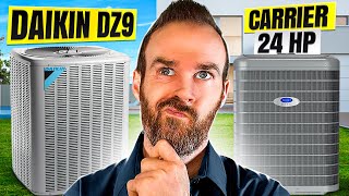 Daikin DZ9 🆚 Carrier Infiniti 24 SEER Heat Pump | 2024 Heat Pump Review