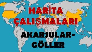 9- Dünya Akarsular Göller Haritası