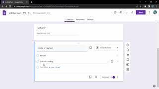 How to shuffle question order in Google Forms