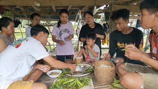 กินข้าวเช้ากับป่นกบก่อนลงดำนา / ກິນເຂົ້າກັບປົ່ນກົບກ່ອນລົງດຳນາ