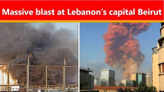 Massive blast at Lebanon’s capital Beirut | லெபனான் குண்டு வெடிப்பு பயங்கரம் | #Tamil #BREAKINGNEWS