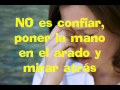 NANCY AMANCIO. Esto es confiar (con letra)