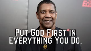 Best Motivational Video Speeches for Success in Life - Denzel Washington "Put God First"
