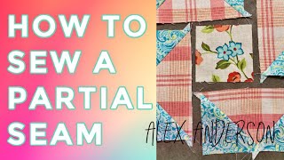 Alex LIVE: How to Sew a Partial Seam