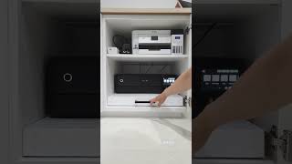 I Made a Pull-Out Drawer for My Printer—It’s a Game-Changer! Subscribe for the full tutorial soon.