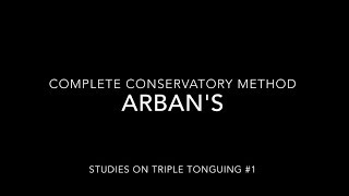 Arban's: Triple Tonguing #1 (Play Along)