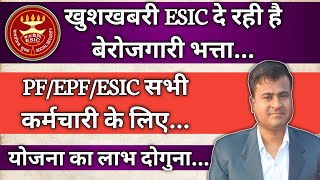 ESIC दे रही है बेरोजगारी भत्ता? PF/EPF/ESIC सभी कर्मचारी के लिए? ESIC Unemployment Benefits in Hindi