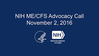 NIH ME/CFS Advocacy Call – November 2, 2016