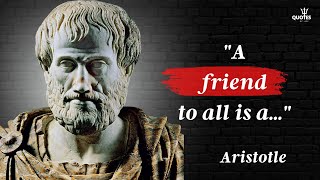 Aristotle's Quotes and Wisdom for Life! || How Aristotle quotes Keeps Reinventing Itself !