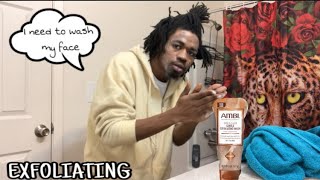 Face Wash | Morning Routine Day 1 Using AMBI Exfoliating Skin Care