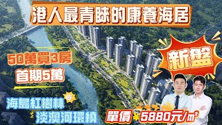 惠州弘坤九溪紅樹花園｜89-109-119㎡三至四房｜ 南北通透板樓設計｜全優生態公園美宅｜推窗即享海景河景湖景山景｜高品質康養海居潤心養肺