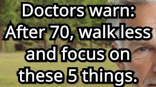 Doctor’s Warning: Why Walking Too Much After 70 Can Accelerate Aging & What to Do Instead