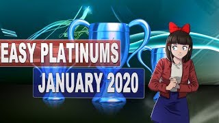 Easiest Platinum Games of January 2020 | Difficulty - Time - Price - Stacks | PS4 \u0026 Vita