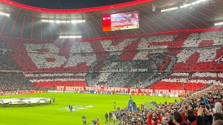 Bayern vs. Manchester City I CHOREO Südkurve + Champions League Anthem I quarter-final April 2023