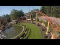 spinning dragons pov roller coaster at worlds of fun