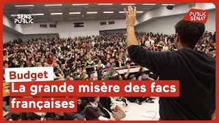 Budget : la grande misère des facs françaises