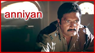 Anniyan Tamil Movie | Ambi gets arrested by Prakash Raj | Vikram | Sadha | Vivek | Prakash Raj