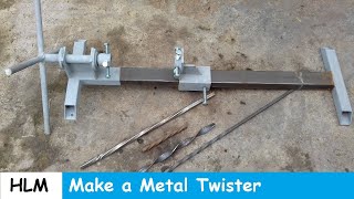 Homemade Metal Bar Twister