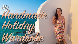 Santorini Sewing Inspiration | What did I sew? What did I wear? | Handmade Holiday Style