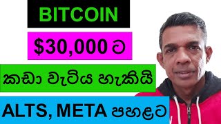 BITCOIN COULD REACH $30,000??? | ALTCOINS AND METAVERESE TOKENS DOWN TRENDING