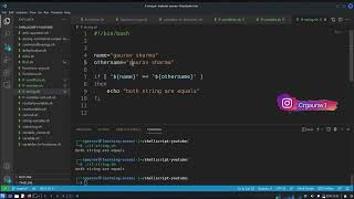 Shell Script tutorials - 28 - [ vs [[ in Shellscript and String Comparison in Shellscript-(In Hindi)