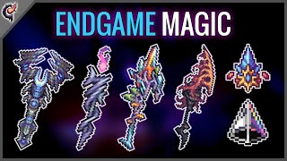 All Endgame Magic Staffs/Weapons - Terraria Calamity Mod