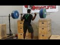 chris harris 160kg x 2 btn power jerk