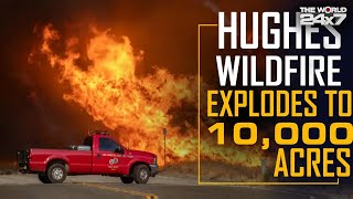 LA Fires Updates | Massive Fire Balloons Near Los Angeles