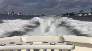 Cat C7.1 Holeshot at the 2016 Fort Lauderdale International Boat Show